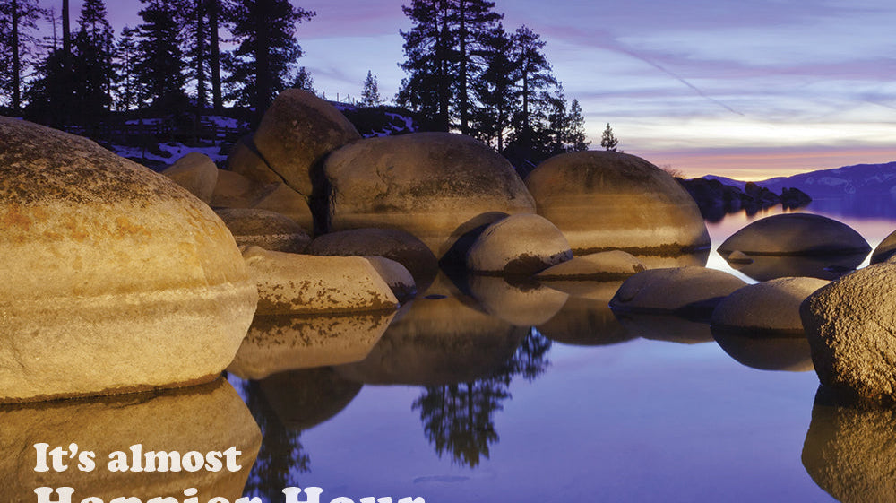Picture of a lake with trees in the background