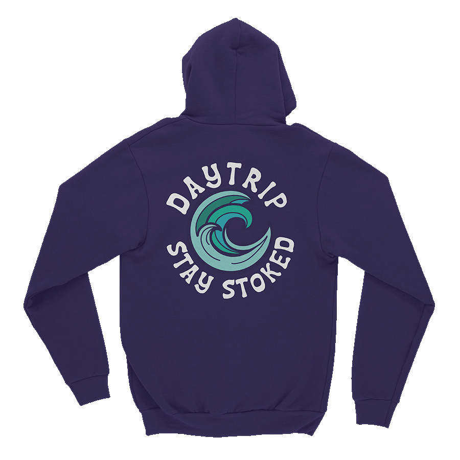 Stay Stoked Hoodie - Navy